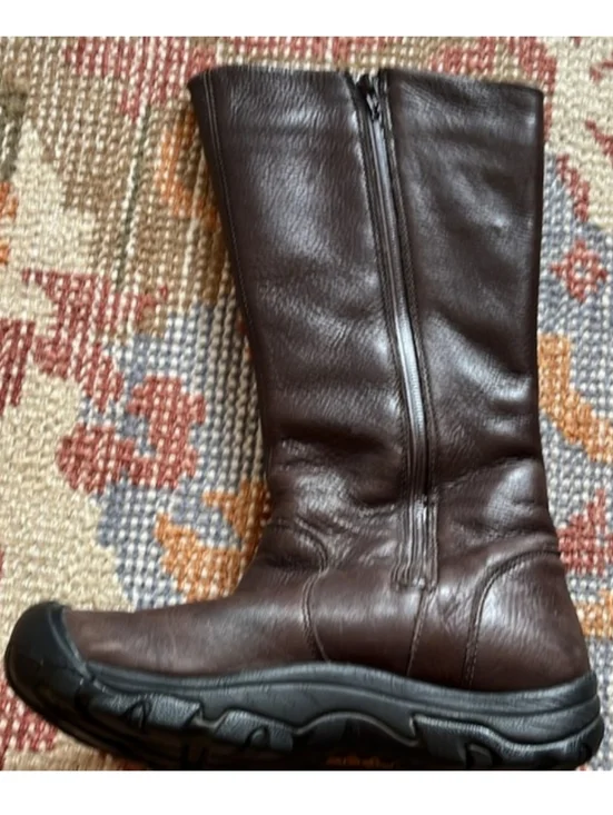 Keen Silverton Java Ladies Brown Boots Size 7 - Picture 3 of 12